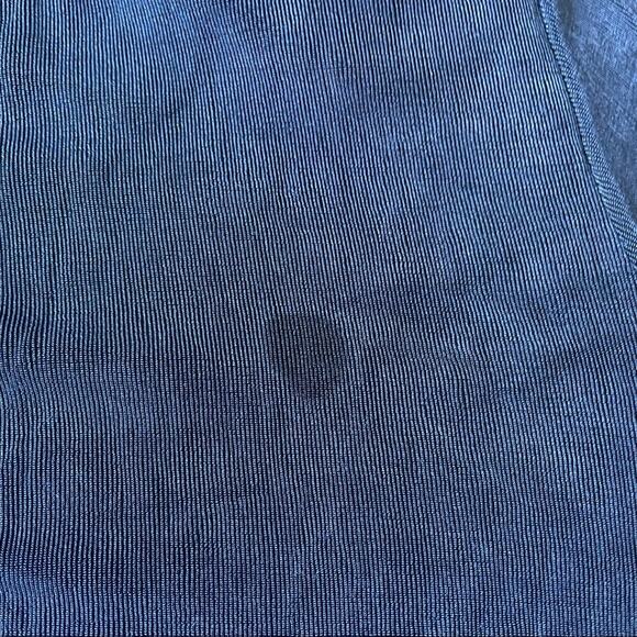 Vintage Artex Collection 2 Piece Blouse Embellished Studded Belt Stretch Navy XL - Picture 9 of 9